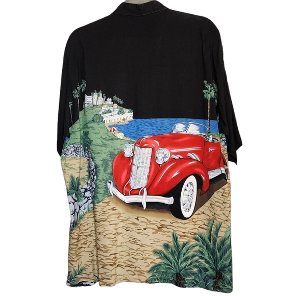 Tori Richard Auburn Speedster Classic Car short sleeve button down shirt. Large - Picture 9 of 13